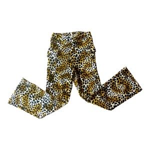 THE CHILDREN'S PLACE Vintage Velour Leopard Print Pants - Size Small (4-5)